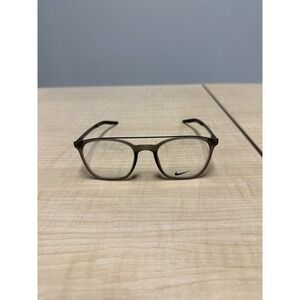 NEW NIKE 7281 206‎ Matte Baroque Brown Eyeglasses 50mm with Nike Case